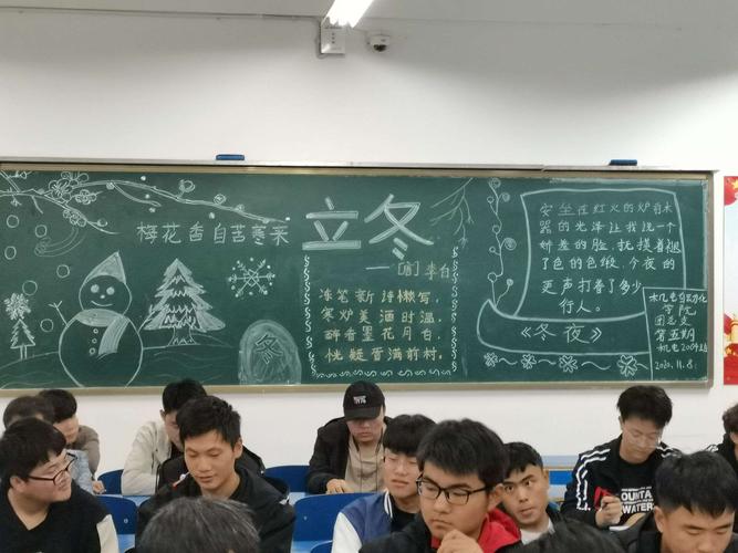 关于决战隆冬的黑板报 关于黑板报图片素材