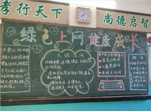 预防青少年网瘾黑板报 预防传染病黑板报图片素材